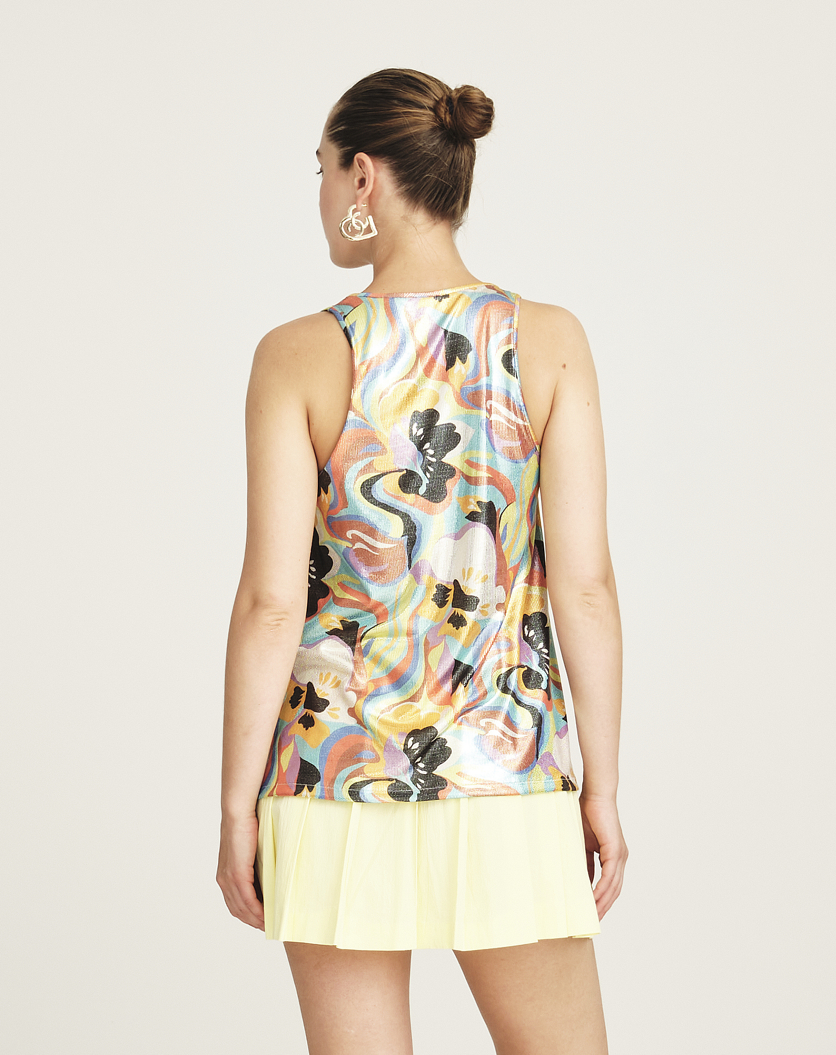 Etro - Printed Scoop Neck Tank Top IT42